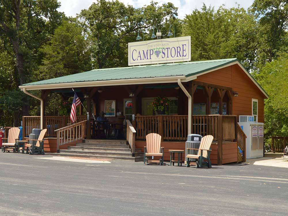 General Store at campground  at THE VINEYARDS CAMPGROUND & CABINS