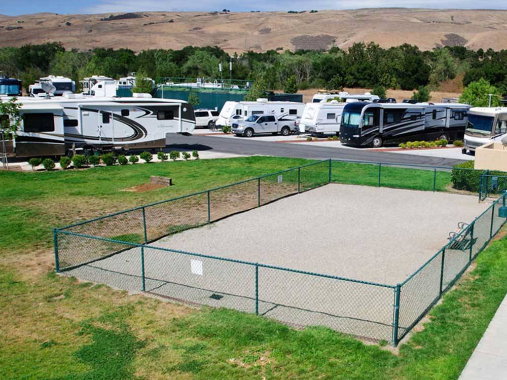 Trailers and RVs camping at COYOTE VALLEY RV RESORT