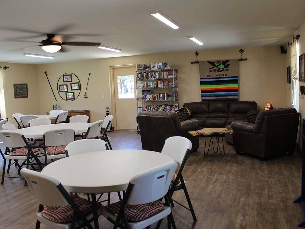 Inside of the recreation room at BECS STORE & RV PARK