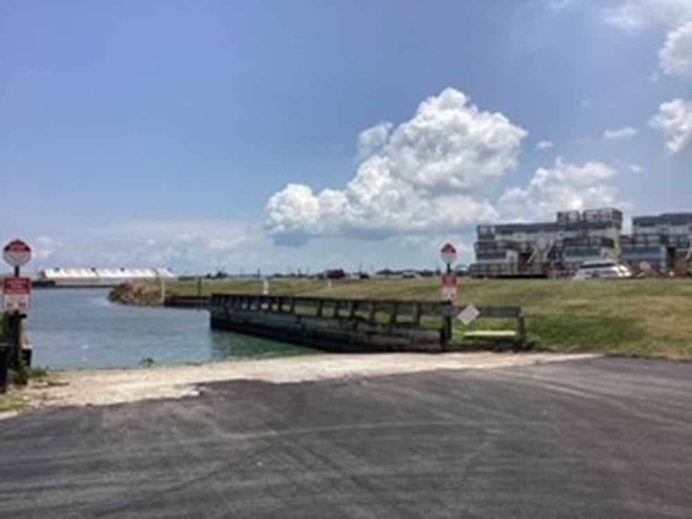A view of the boat launch at NEW ORLEANS RESORT AND MARINA