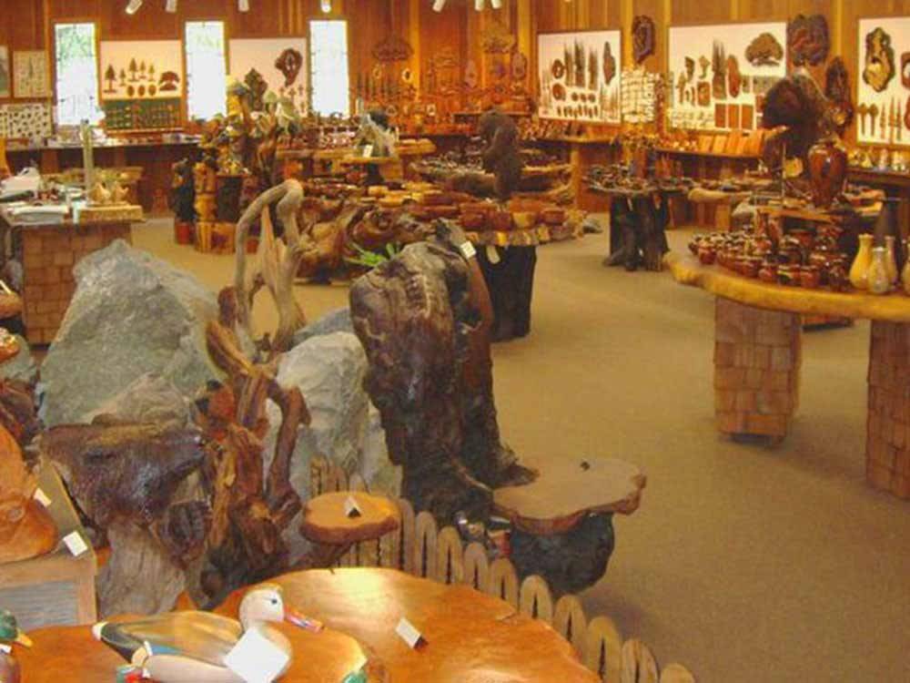 Gift shop at ANCIENT REDWOODS RV PARK