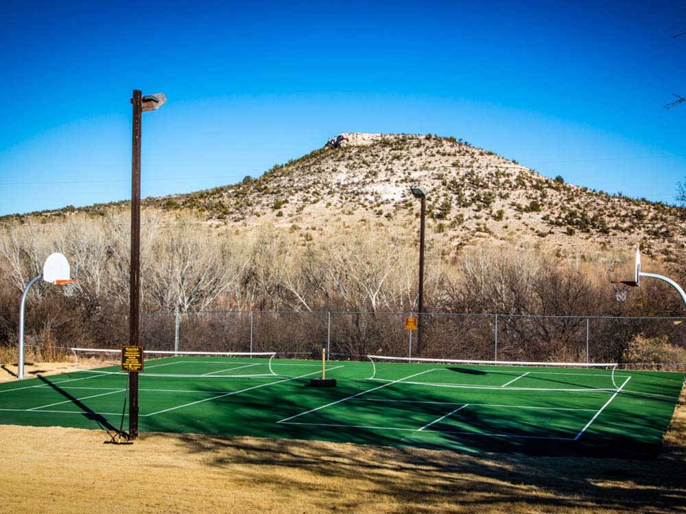 Tennis courts and basketball courts at THOUSAND TRAILS VERDE VALLEY