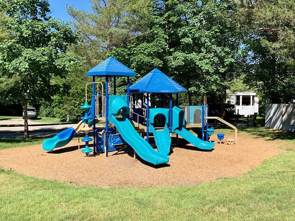 The playground equipment at SHADY KNOLL CAMPGROUND