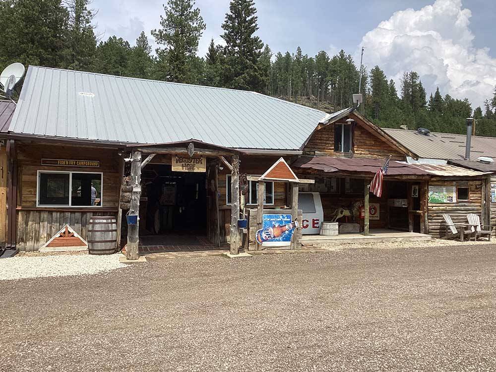 The front of the office building at FISH'N FRY CAMPGROUND & RV PARK