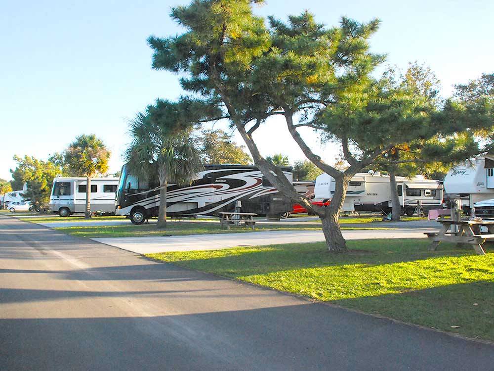 RVs and trailers at OCEAN LAKES FAMILY CAMPGROUND