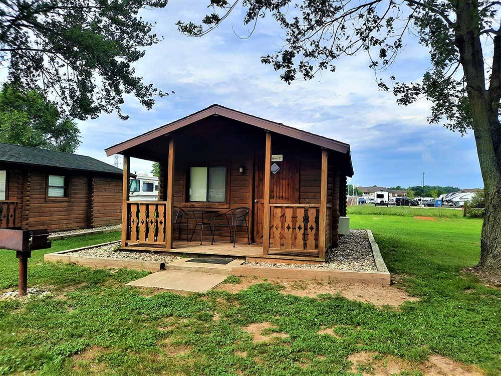 Private cabin on-site at ELKHART CAMPGROUND
