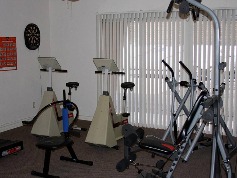Exercise room at LAS VEGAS RV RESORT