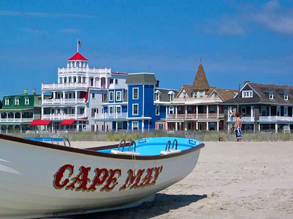 Nearby cottages at Cape May Beach at THE DEPOT TRAVEL PARK