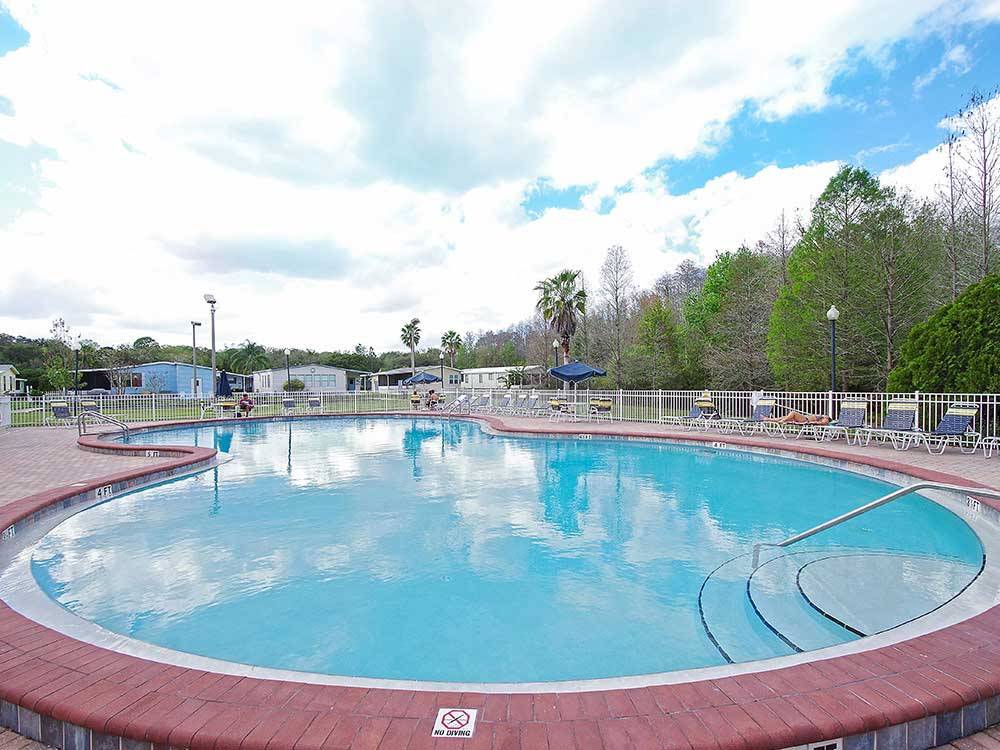 Swimming pool at campground at ENCORE SHERWOOD FOREST