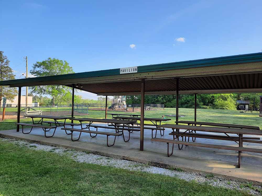 Pavilion for large gatherings at CHATTANOOGA HOLIDAY TRAVEL PARK