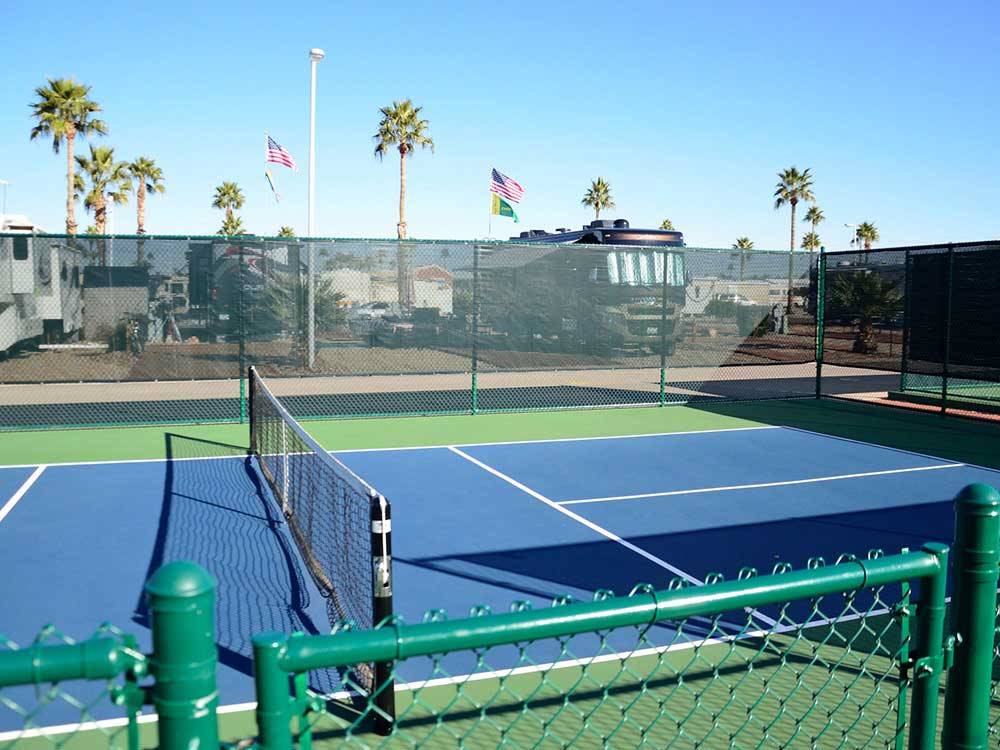 Tennis courts at ENCORE MESA SPIRIT