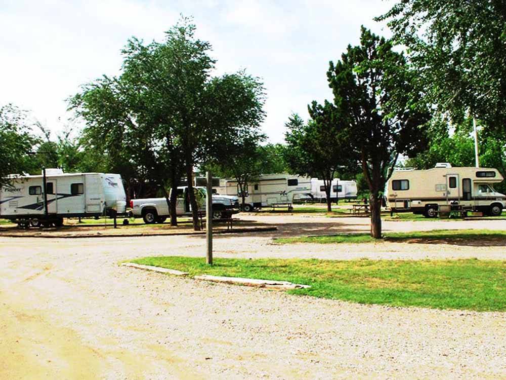 Multiple campers in sites at SANTA ROSA CAMPGROUND