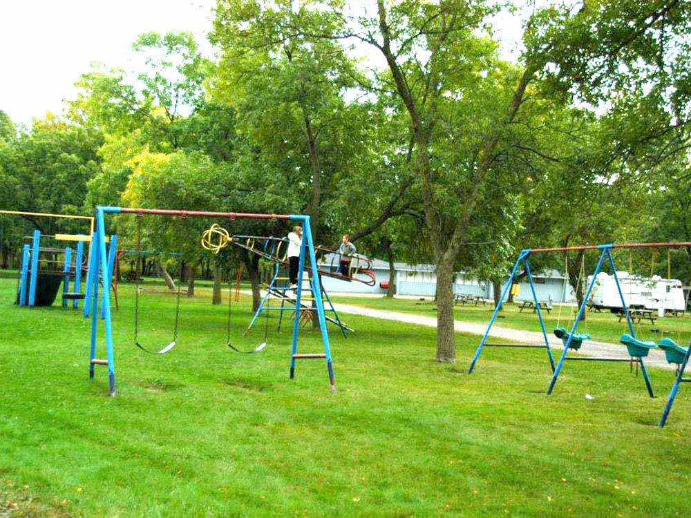 The playground equipment at SCOTT'S FAMILY RV-PARK CAMPGROUND