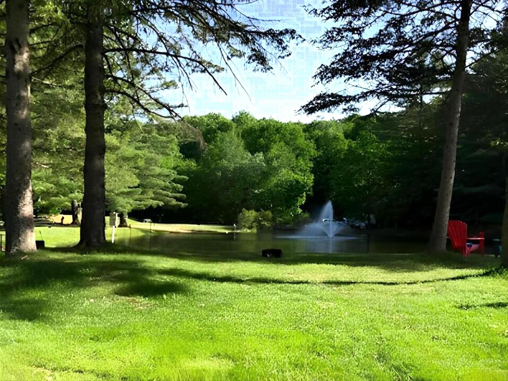 Lake view at PINE HOLLOW CAMPGROUND