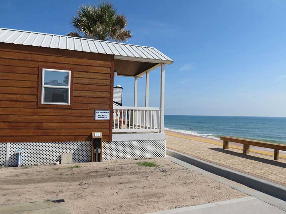 Lodging on the water at BEVERLY BEACH CAMPTOWN RV RESORT