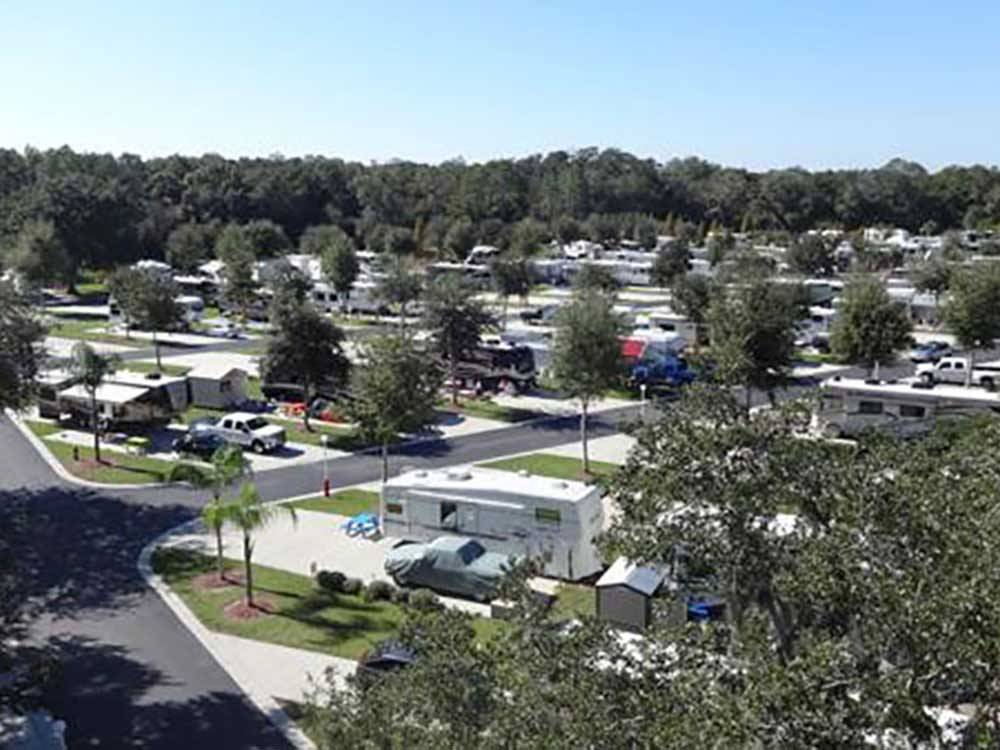 Another aerial view of the resort at QUAIL RUN RV RESORT