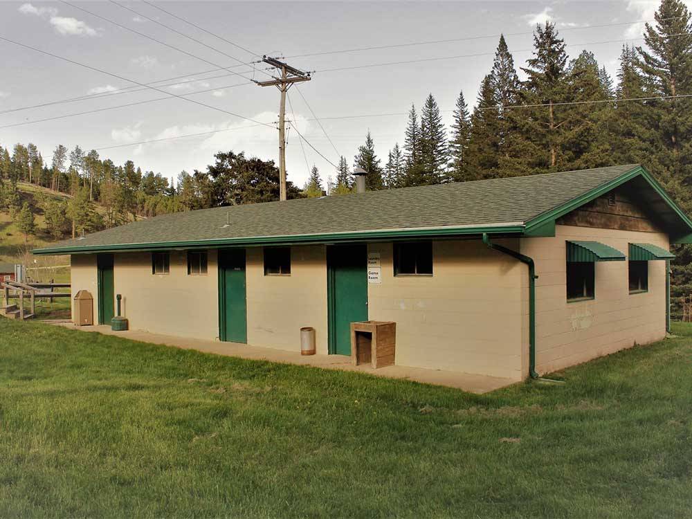 The laundry and game room building at WILD BILL'S CAMPGROUND, SALOON & GRILL