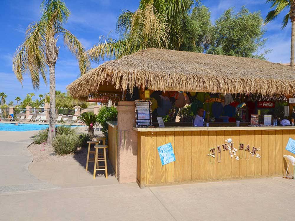 Bar by the pool at VALLE DEL ORO RV RESORT