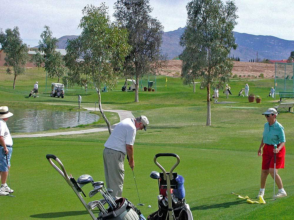Golf course at VOYAGER RV RESORT & HOTEL