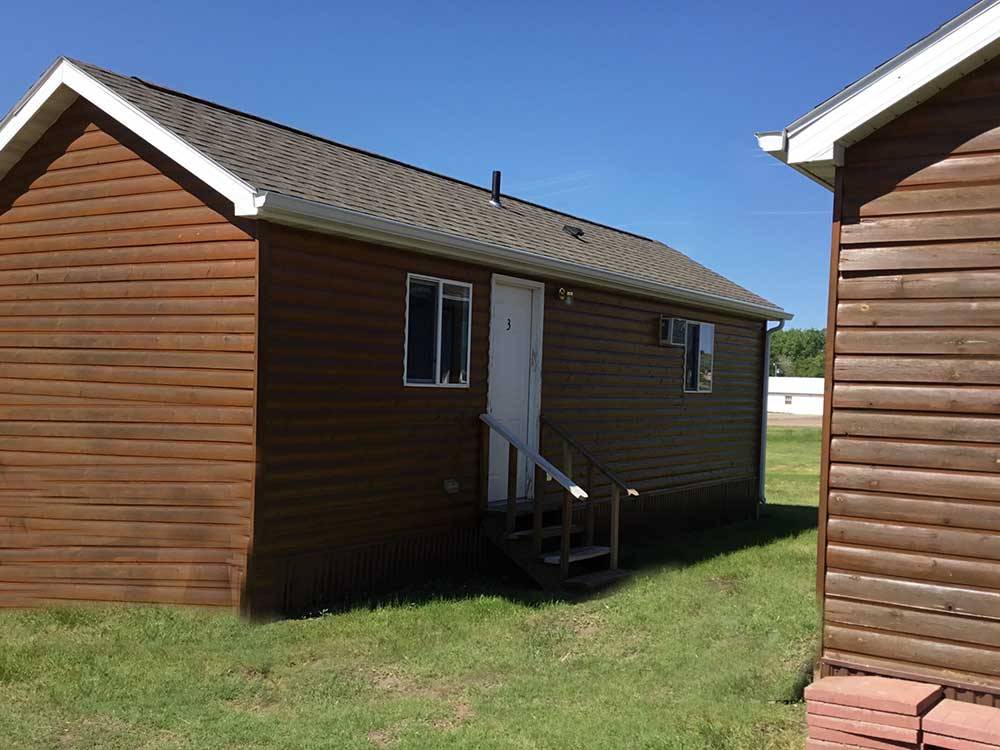 Exterior view of cabins at OASIS CAMPGROUND