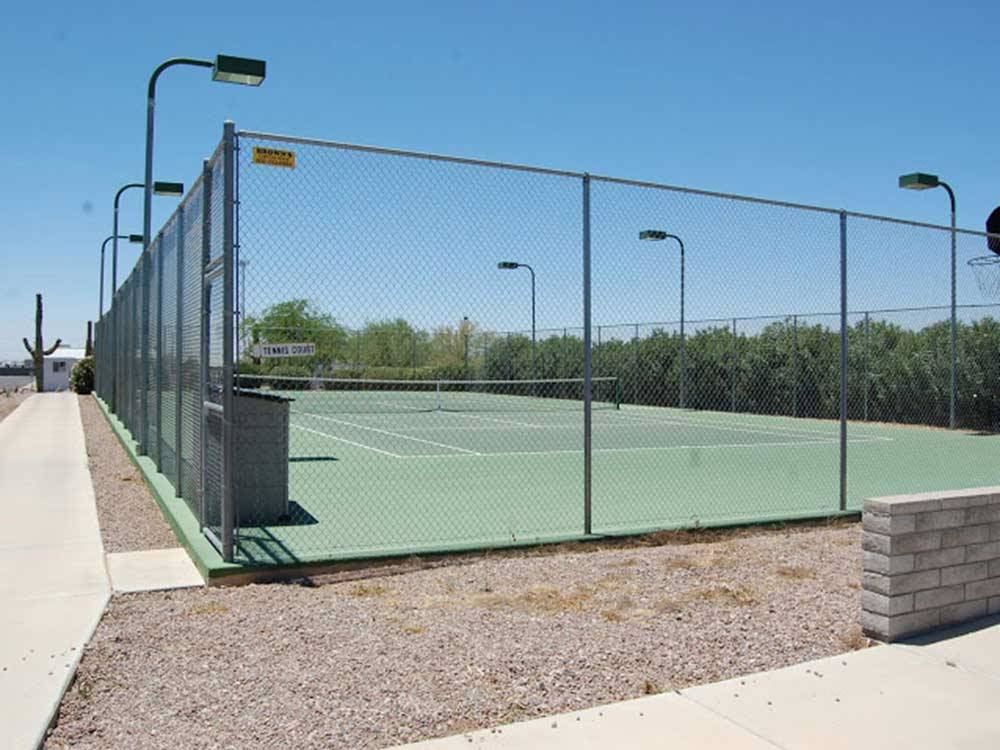 Tennis court at ARIZONIAN RV RESORT