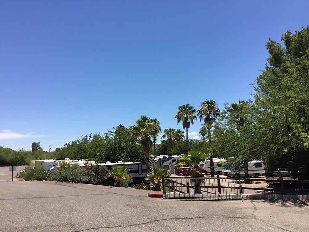 An overview of the campsites at HORSPITALITY RV RESORT