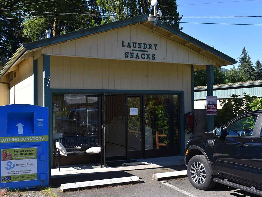 The laundry and snack building at ISSAQUAH VILLAGE RV PARK