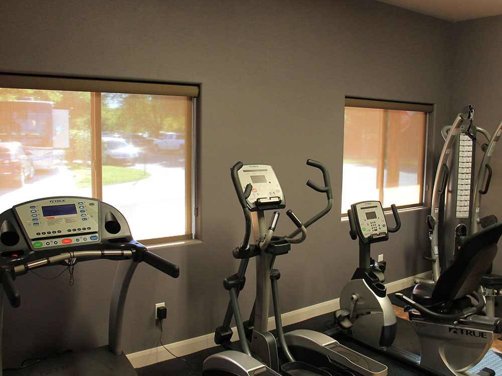 Exercise room at WILLOWWIND RV PARK
