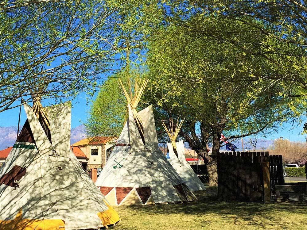 Teepees camping at WILLOWWIND RV PARK
