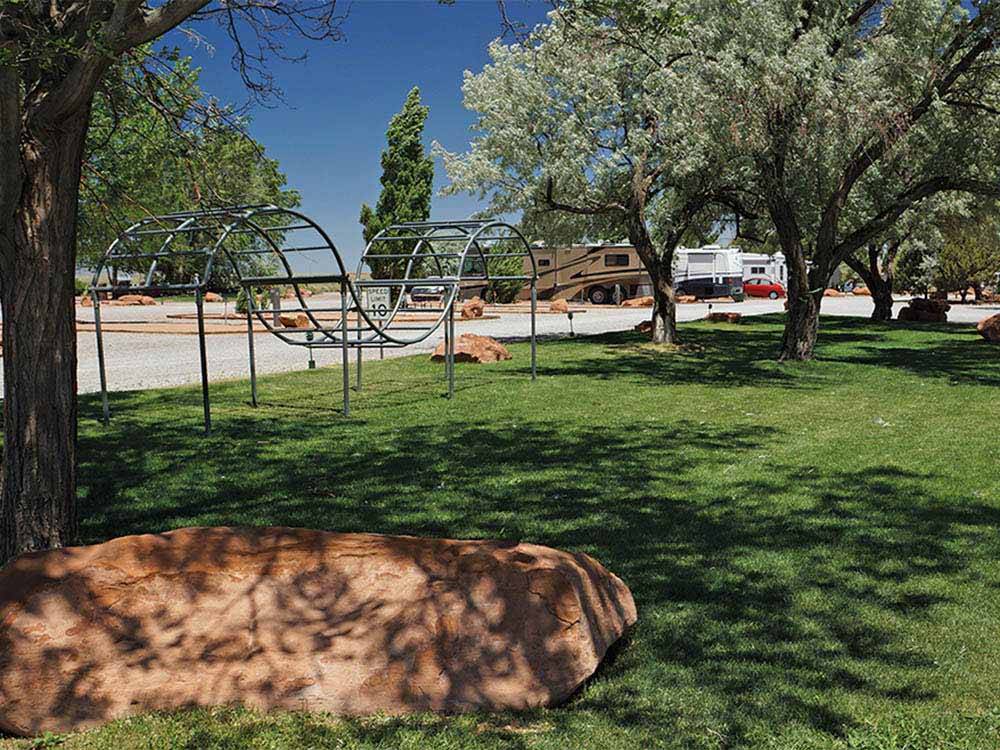 One of the kids playground equipment at METEOR CRATER RV PARK