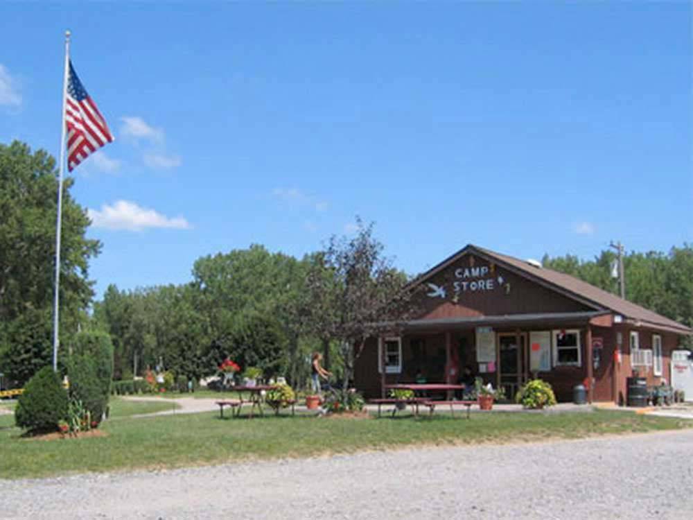 The front of the camp store at NIAGARA COUNTY CAMPING RESORT