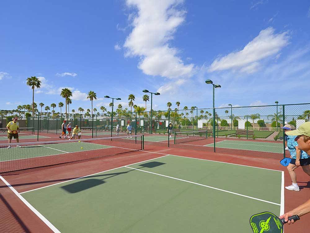 Tennis courts at TOWERPOINT RESORT
