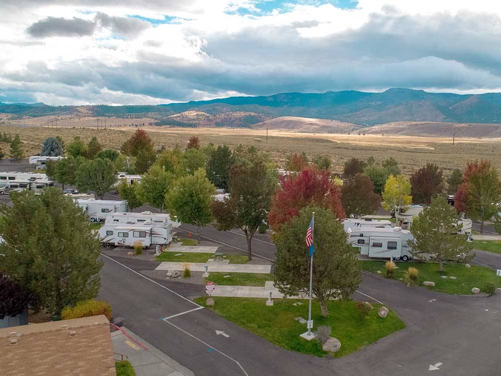 Amazing aerial view over resort at BORDERTOWN CASINO & RV RESORT