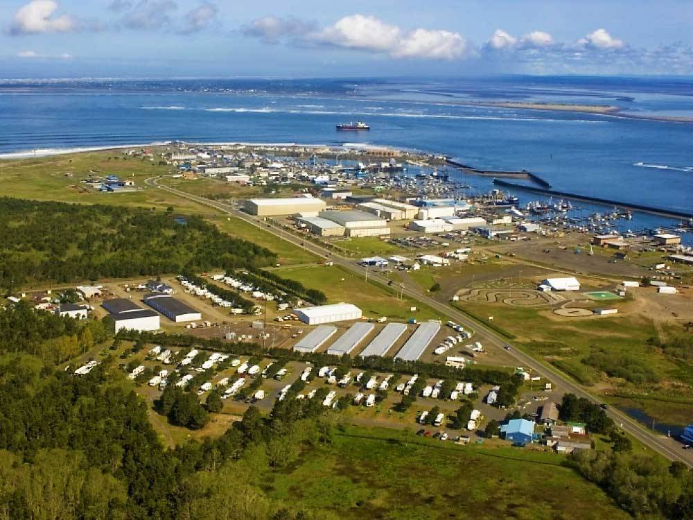 Aerial view of the resort at AMERICAN SUNSET RV & TENT RESORT