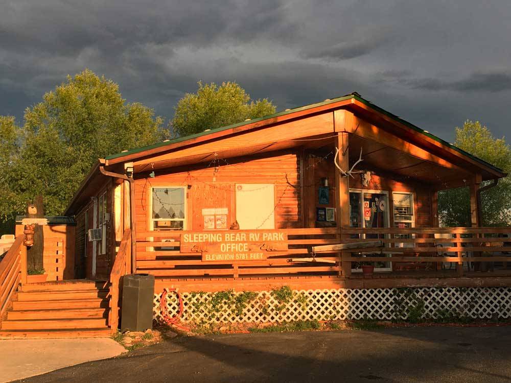 Exterior of campground office at SLEEPING BEAR RV PARK & CAMPGROUND