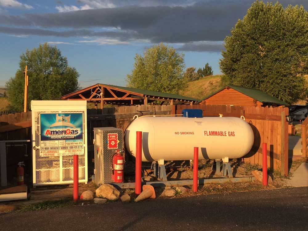 Propane filling station at SLEEPING BEAR RV PARK & CAMPGROUND