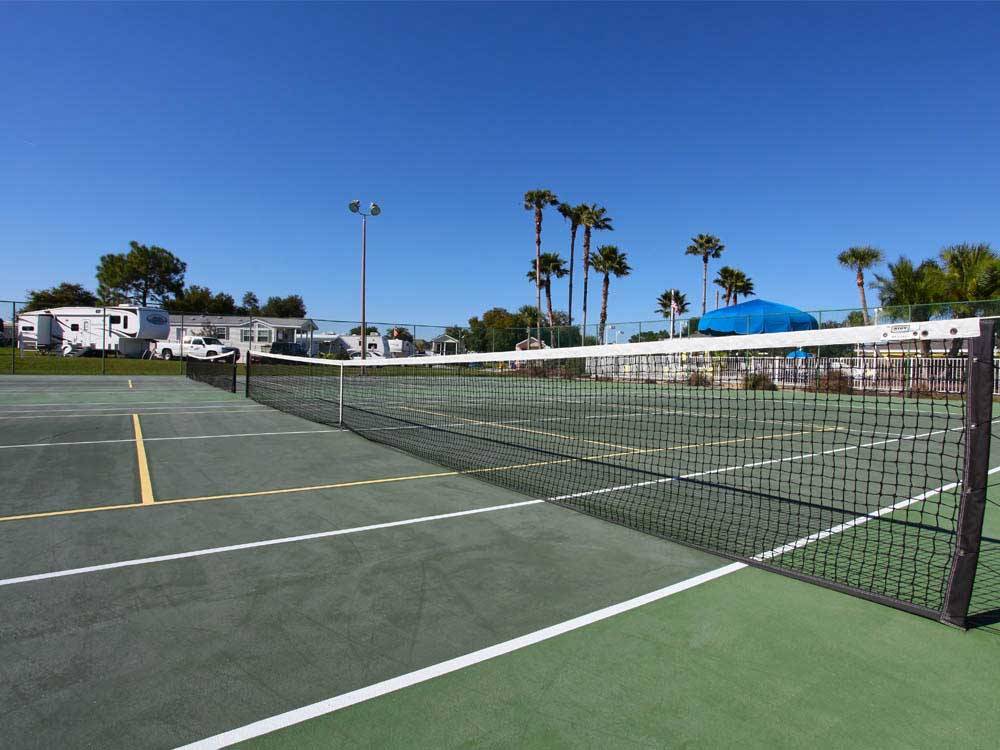 Tennis courts at ENCORE LAKE MAGIC