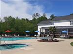 The hot tub and swimming pool at RALEIGH OAKS RV RESORT & COTTAGES - thumbnail