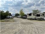 Trailers parked on-site at PONDEROSA CAMPGROUND - thumbnail