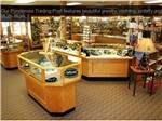 Gift store with jewelry cases at PONDEROSA CAMPGROUND - thumbnail