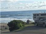 Trailer camping on the beach at SEA & SAND RV PARK - thumbnail