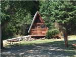 Log cabin in the mountains at WOLF LODGE CAMPGROUND - thumbnail