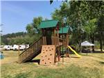 Playground with rock climbing at WOLF LODGE CAMPGROUND - thumbnail
