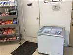 The floor freezer in the general store at CALDWELL CAMPGROUND & RV PARK - thumbnail