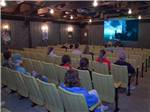 Indoor movie theater at LAKE GEORGE RV PARK - thumbnail