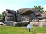Devil's Den rocks in Gettysburg at GETTYSBURG CAMPGROUND - thumbnail
