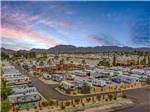 An aerial view of the campsites at MESA SUNSET RV RESORT - thumbnail