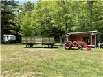 The red tractor ride at MT. GREYLOCK CAMPSITE PARK - thumbnail