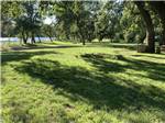 A large grassy area with trees at JGW RV PARK - thumbnail