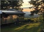 An Airstream overlooking the valley at CAMPFIRE LODGINGS - thumbnail